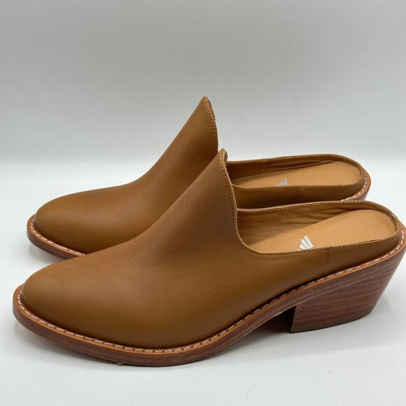 FORTRESS OF INCA Michelle Mules Caramel Tan Sz 35 / 5 $260 - Picture 4 of 8